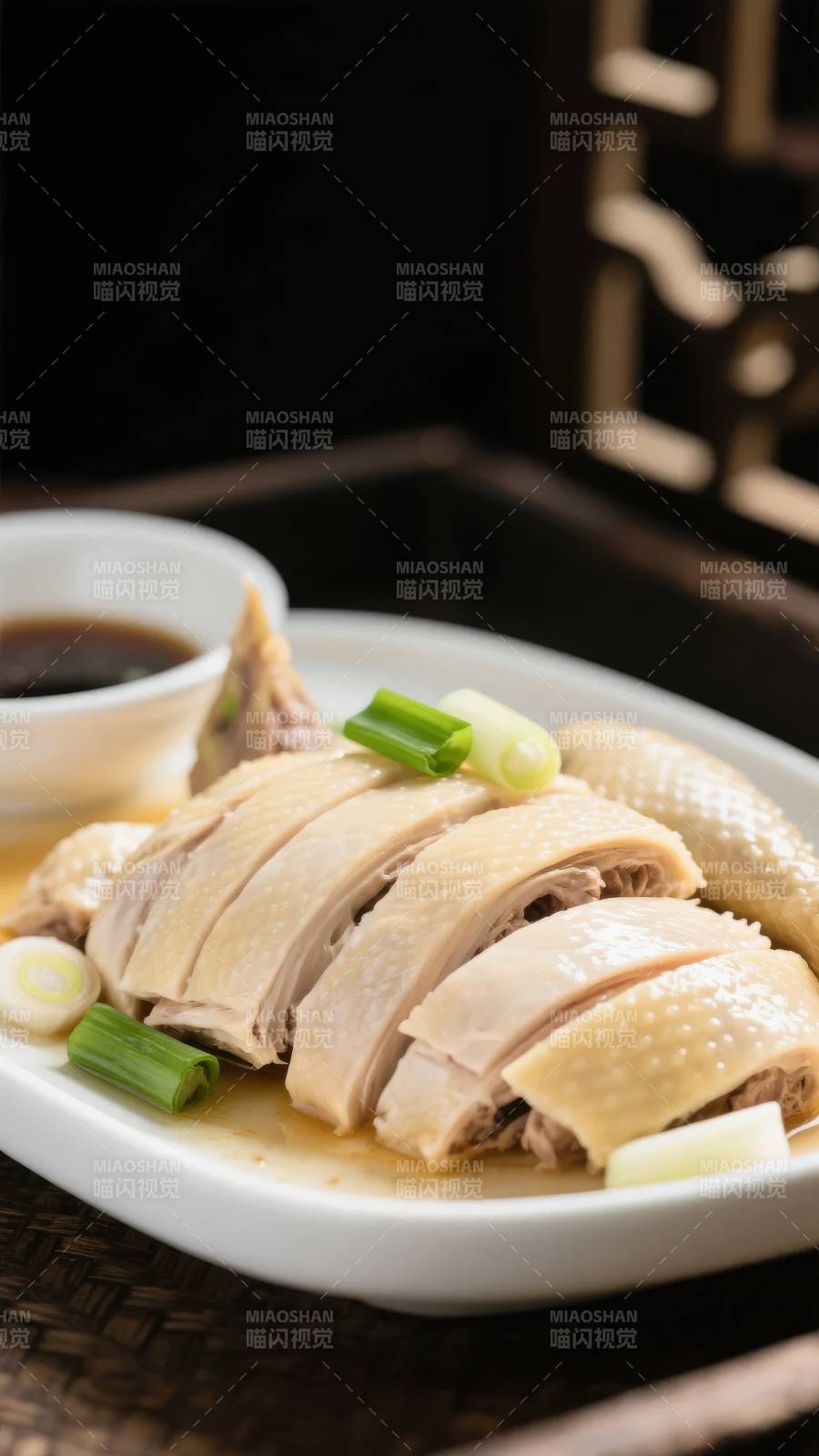 白切鸡配蘸料图片