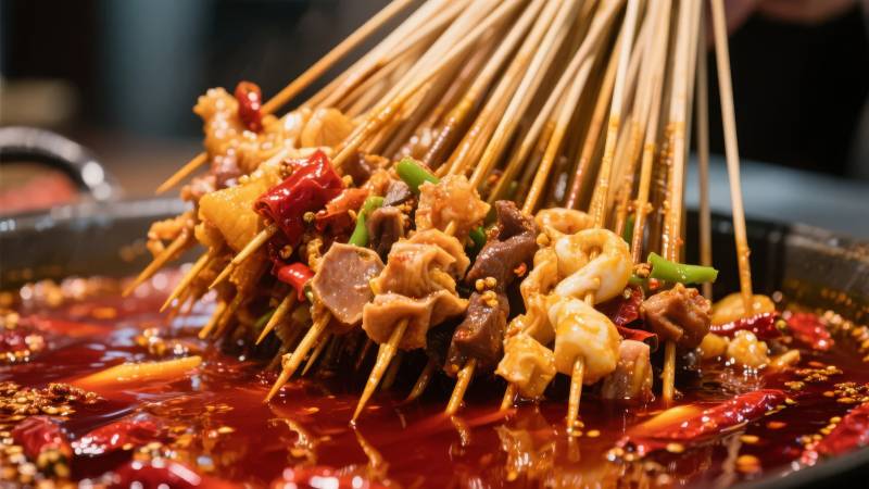 麻辣串串香图片