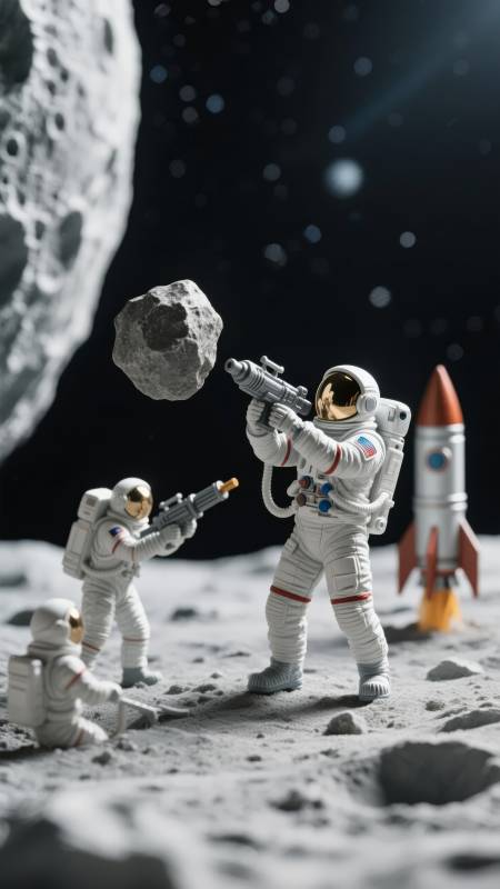 月球上的太空探险图片