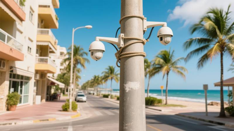 海滨监控街景图片