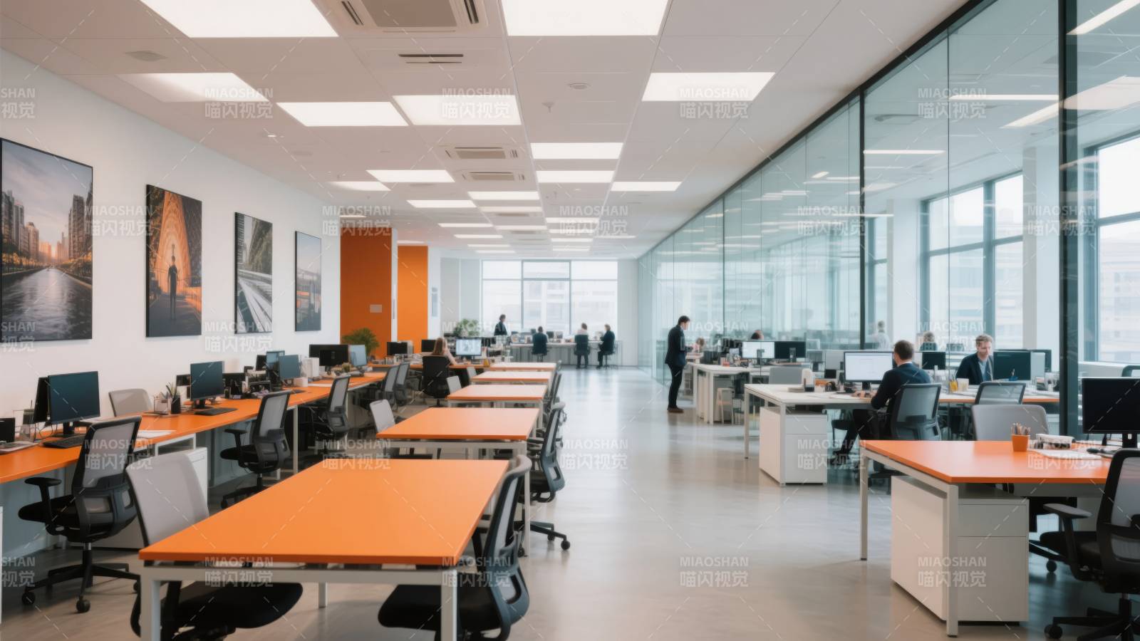 现代办公空间图片