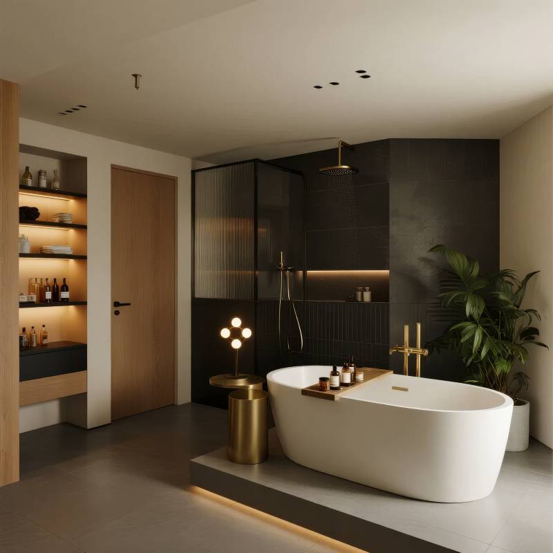 现代简约浴室设计图片