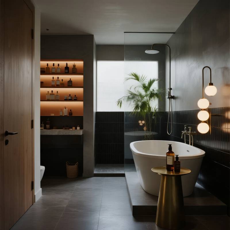 现代简约浴室设计图片