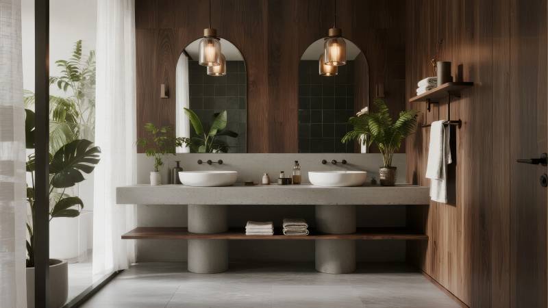 现代简约浴室设计图片