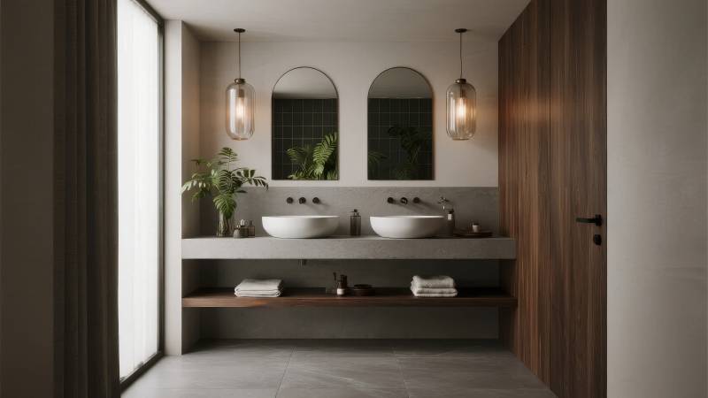 现代简约浴室设计图片