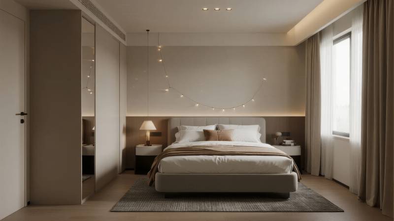 现代简约卧室设计图片