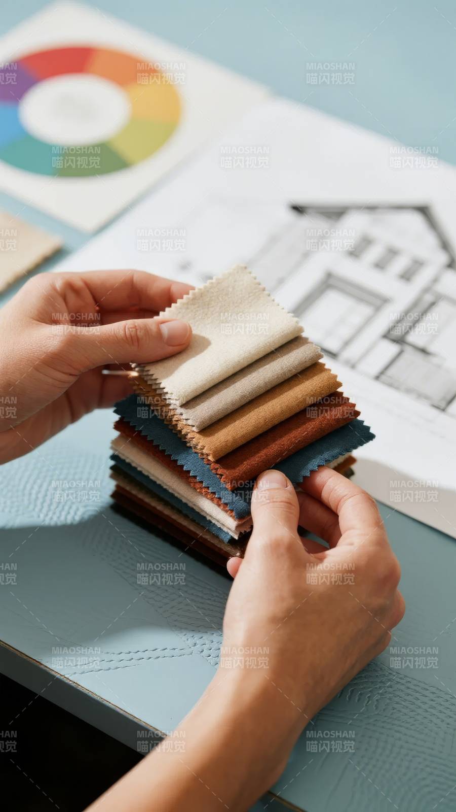 家居布料选色图片