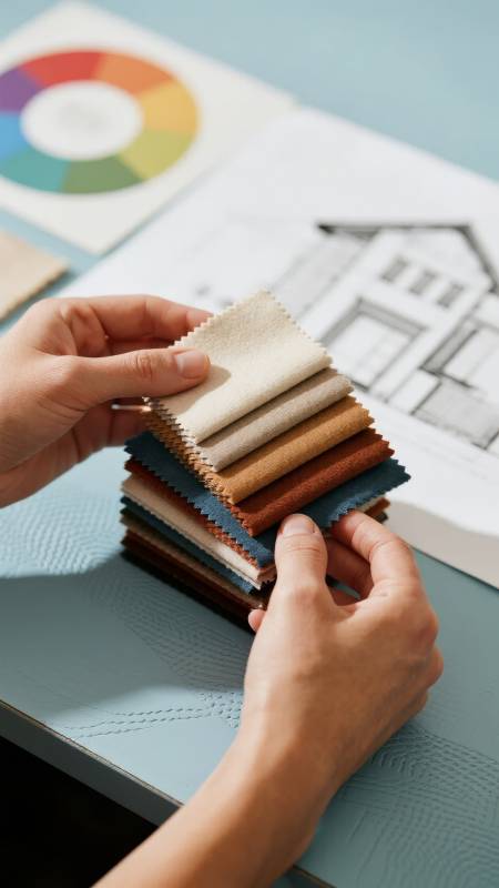 家居布料选色图片