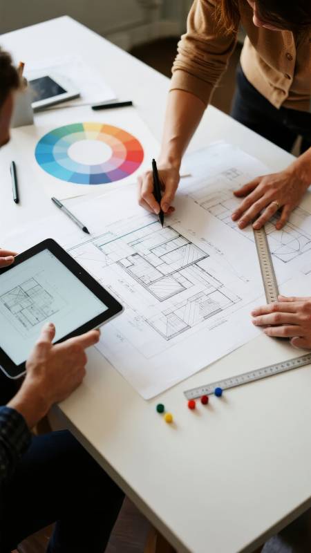 设计师协作绘图图片