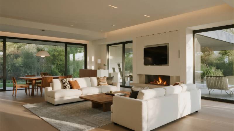 现代简约客厅设计图片