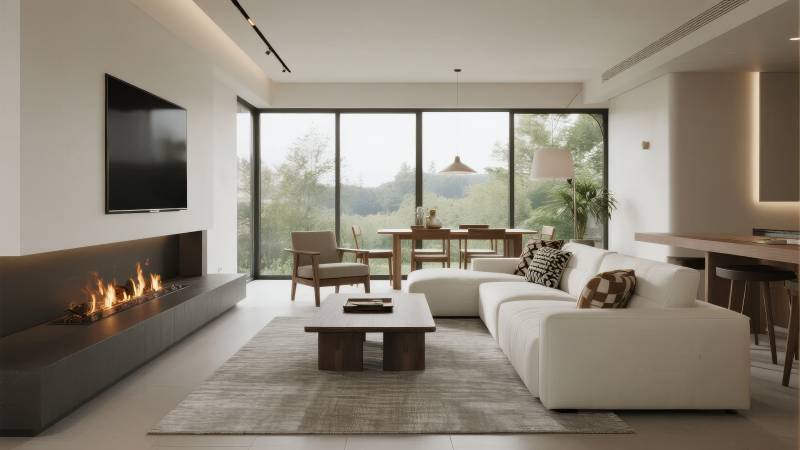 现代简约客厅设计图片