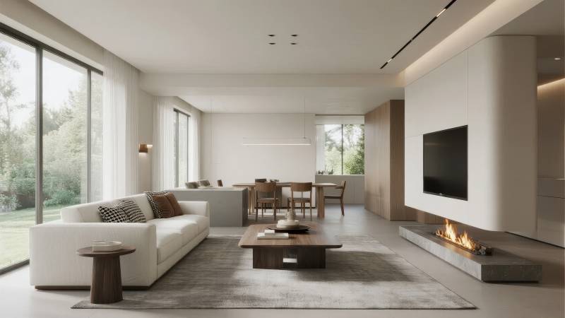 现代简约客厅设计图片