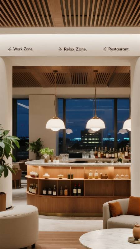 现代休闲吧台空间图片