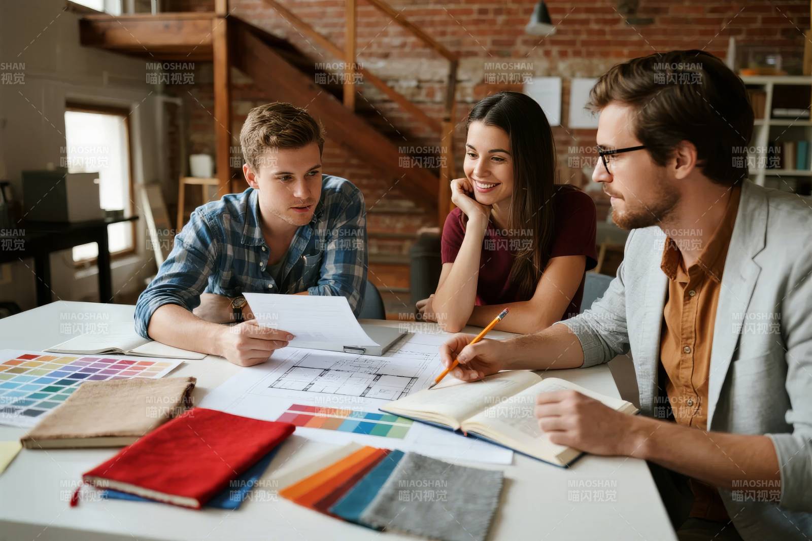 团队协作设计讨论图片