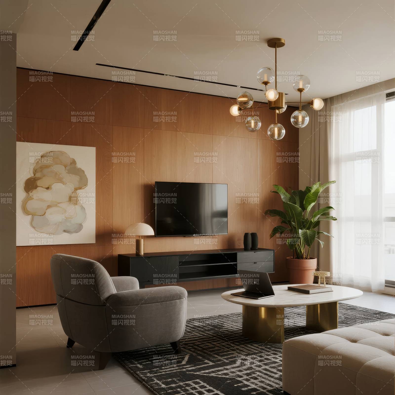 现代简约客厅设计图片