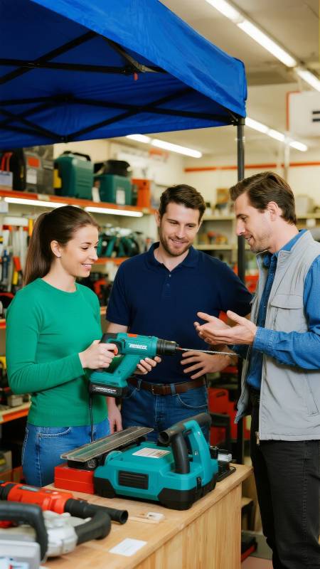 工具店选购电钻图片