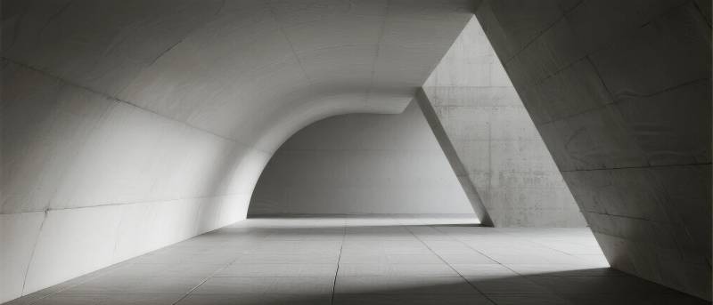 光影交错的几何空间图片