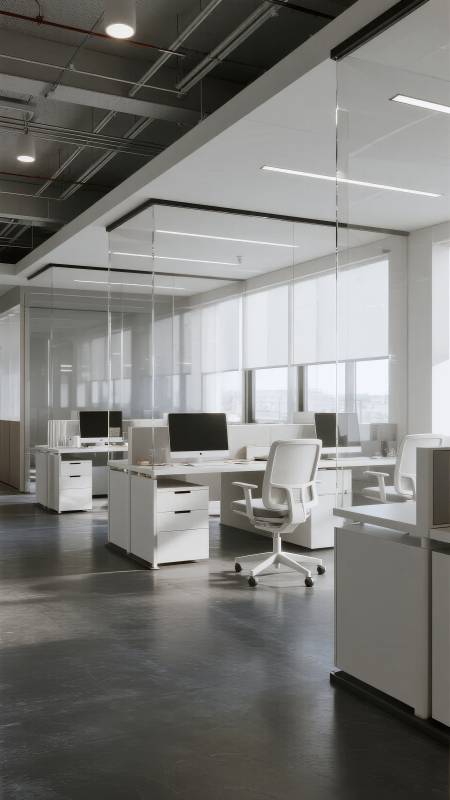 现代简约办公空间图片