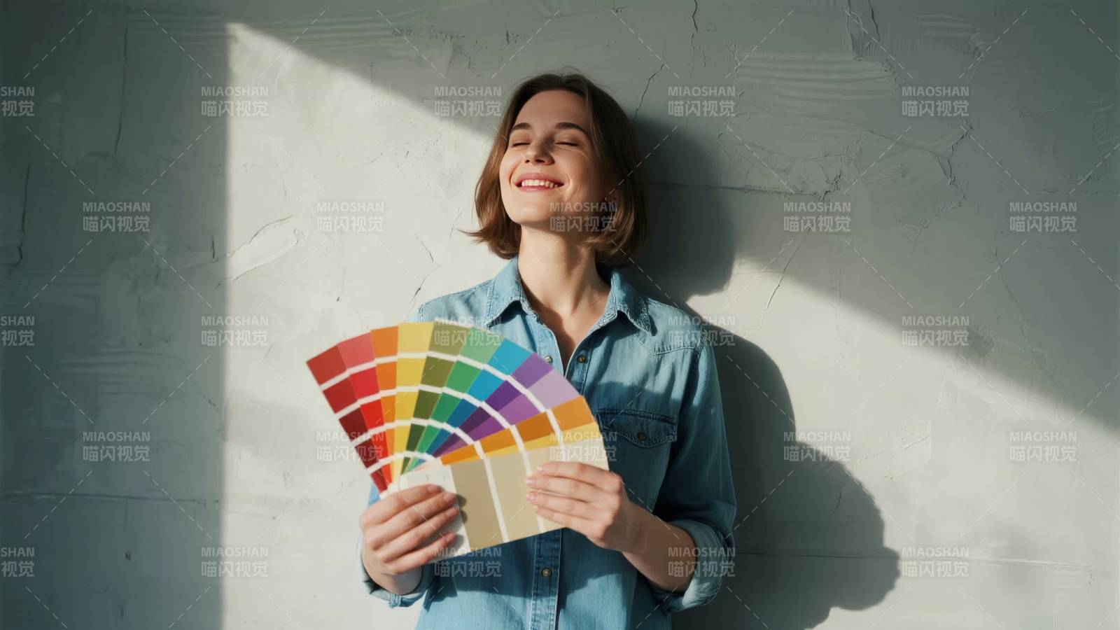 色彩斑斓的微笑图片