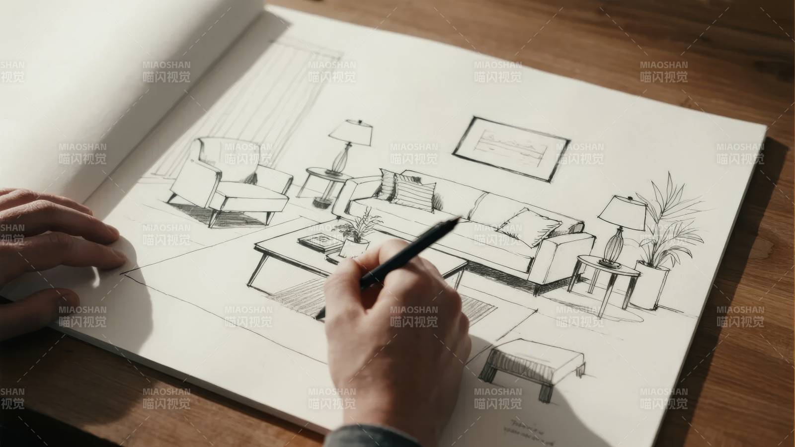 室内设计手绘图图片