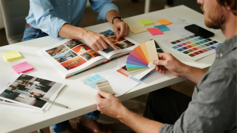 色彩设计讨论中图片