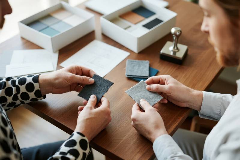 面料选择与搭配图片