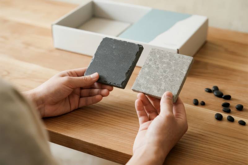 石板对比展示图片