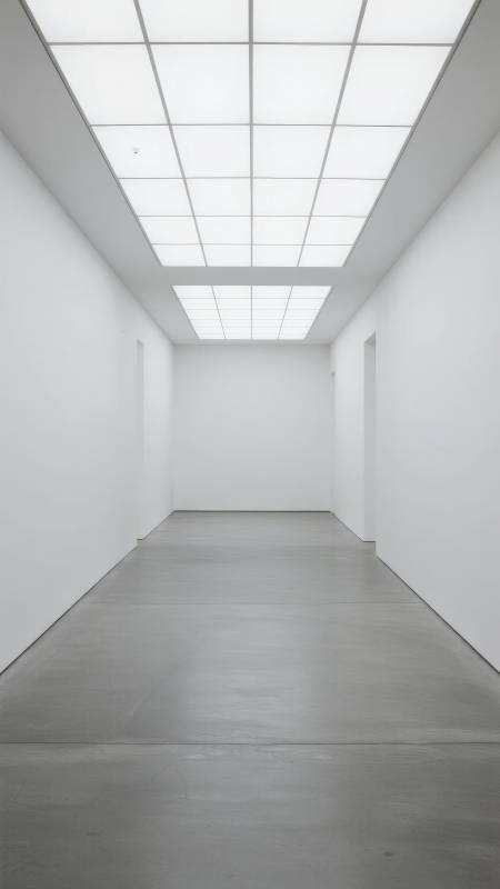 极简空旷展厅图片