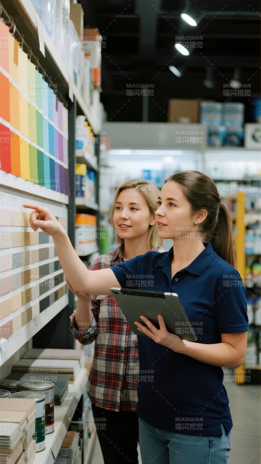 挑选油漆色卡图片