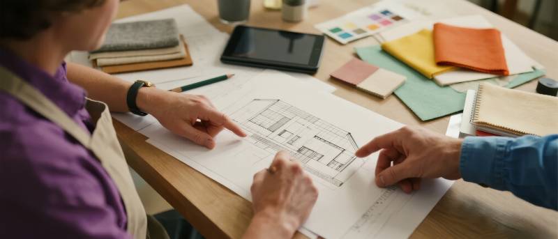 设计图纸讨论中图片