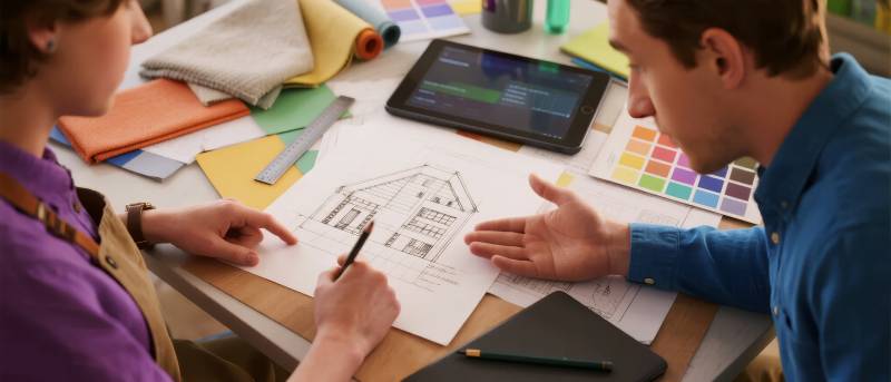 设计讨论现场图片