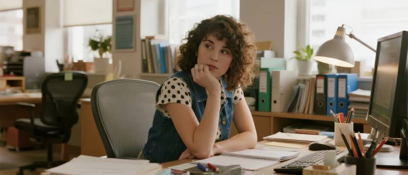 办公室里的沉思时刻图片