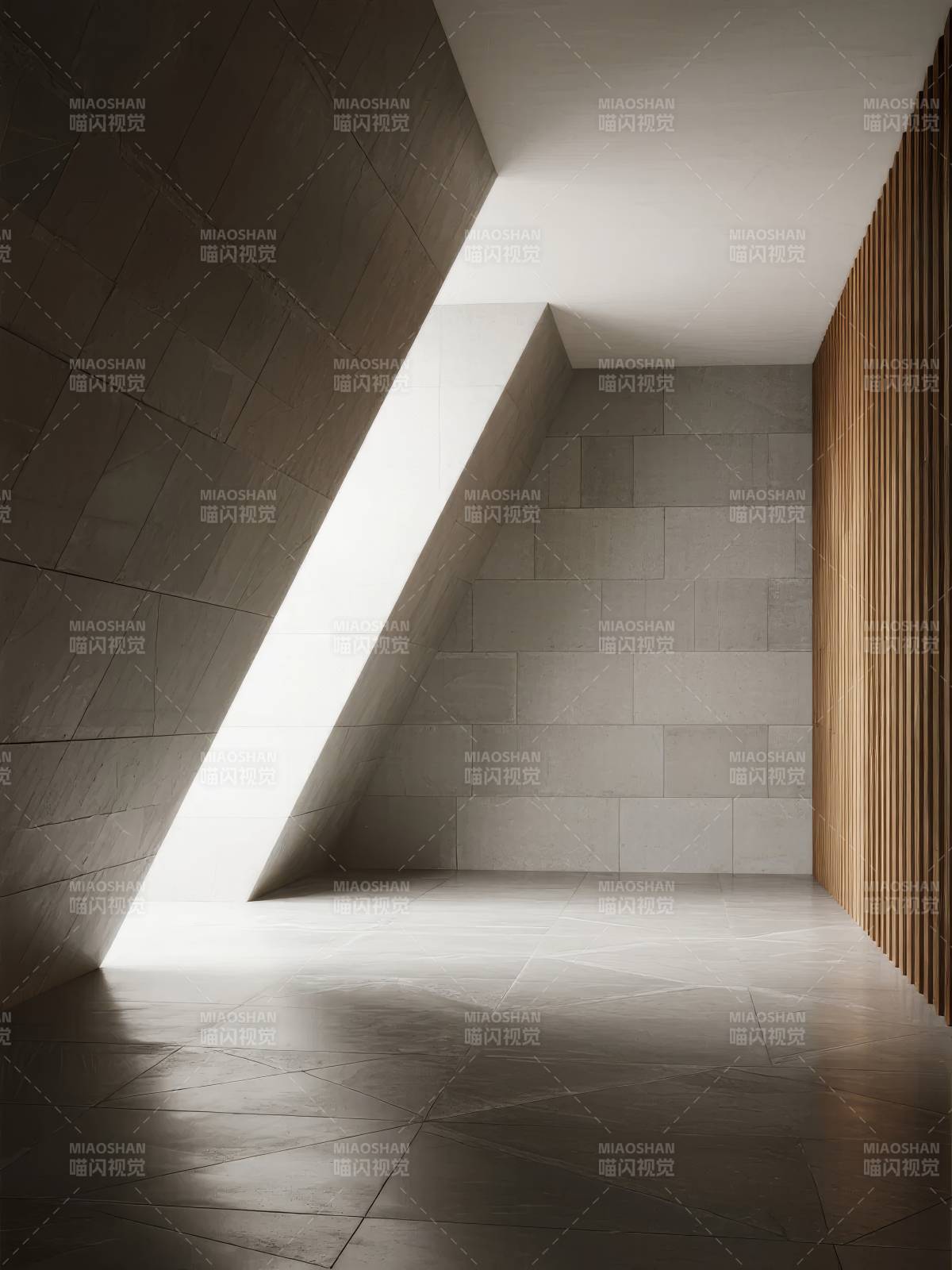 光影交错的现代空间图片