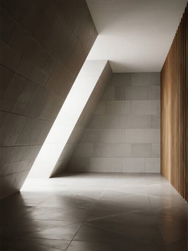 光影交错的现代空间图片