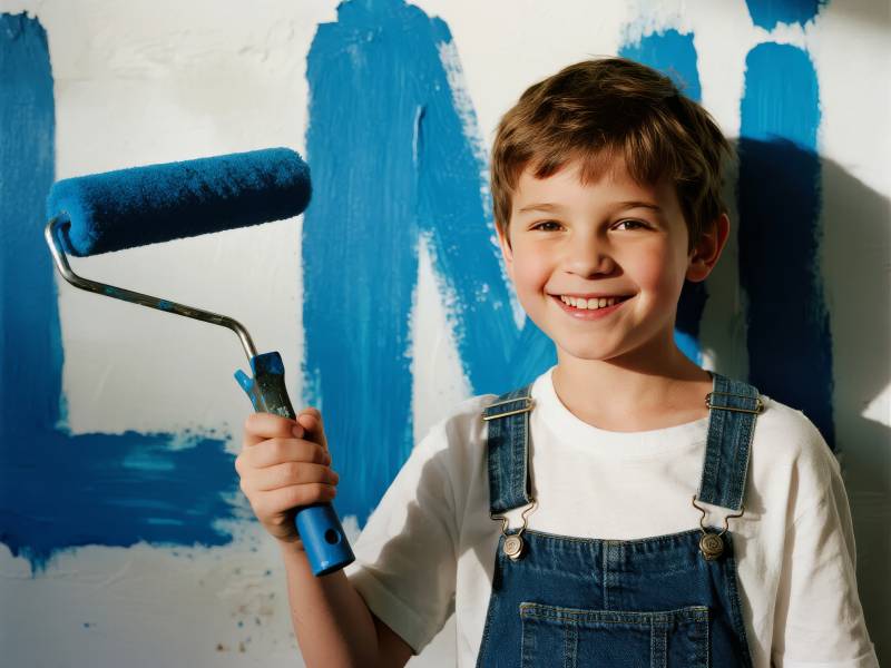 小画家的快乐时光图片