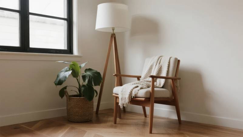 简约角落静谧时光图片