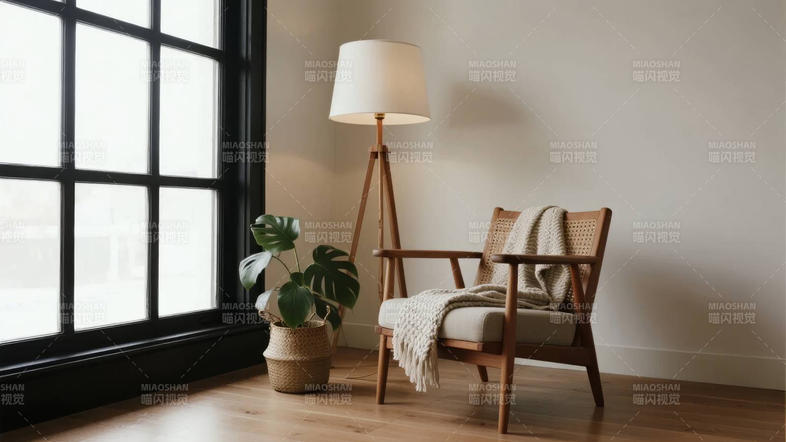 简约客厅一角图片