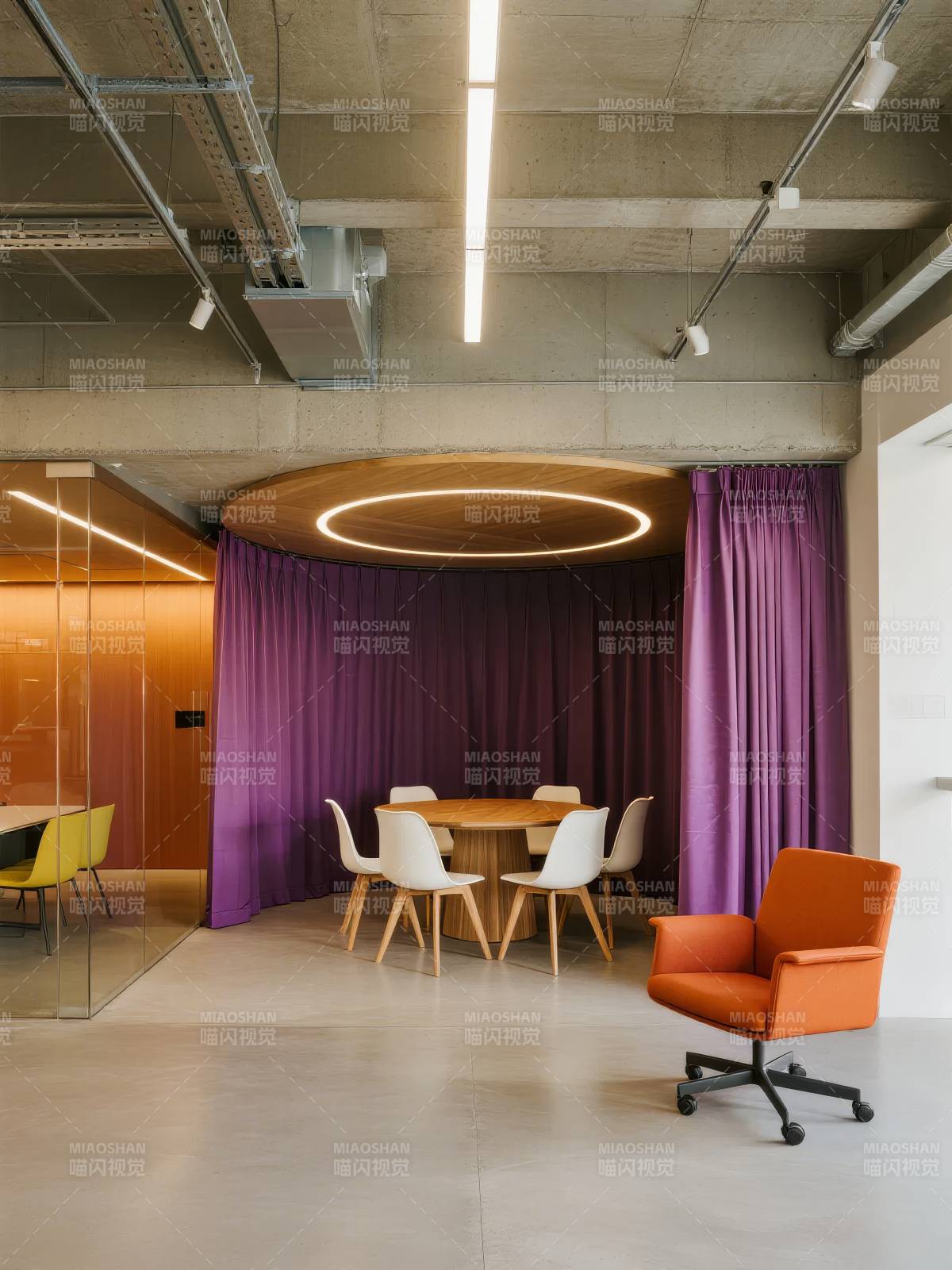 现代简约办公空间图片