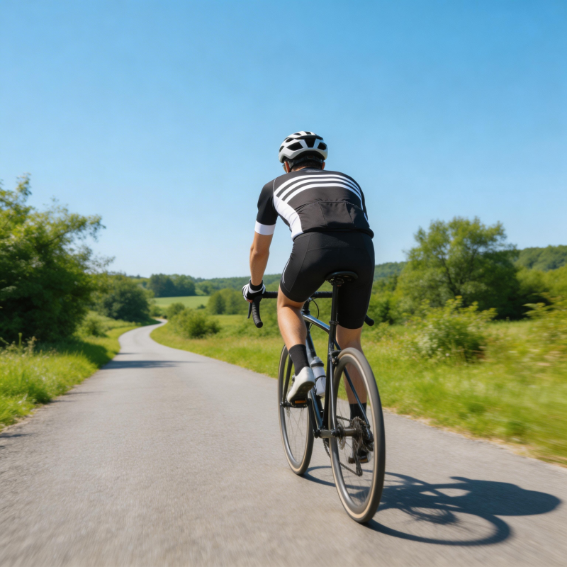 骑行乡间小路图片
