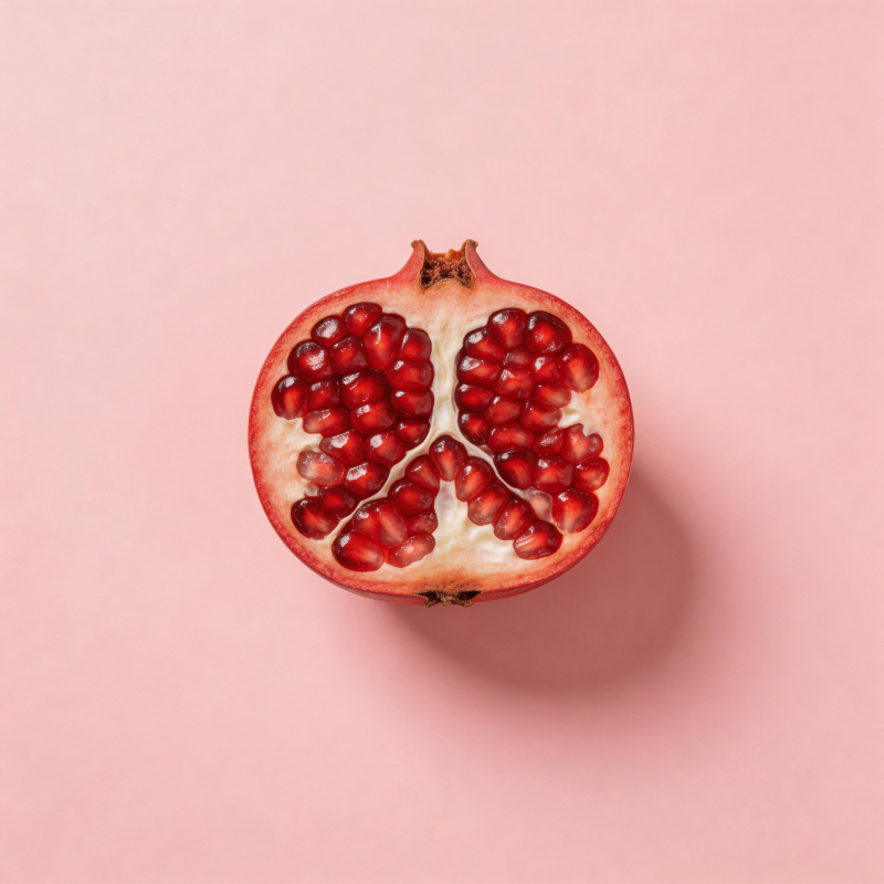 石榴切面特写图片