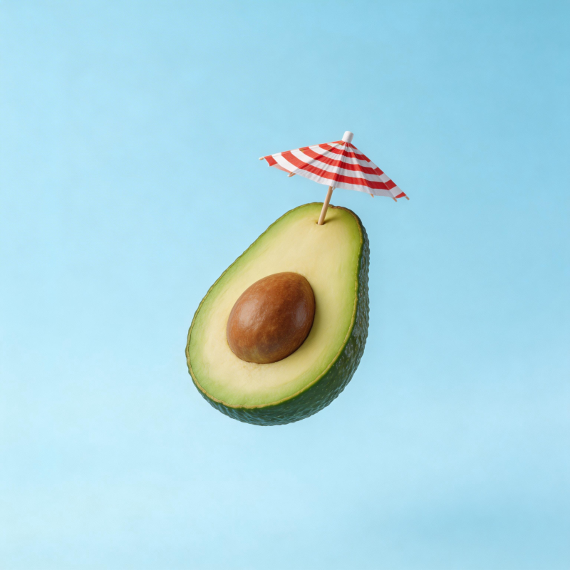 牛油果的夏日假期图片