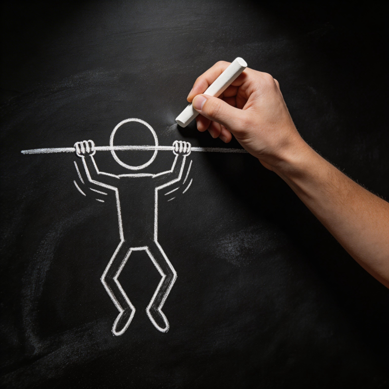 黑板上的简笔画图片