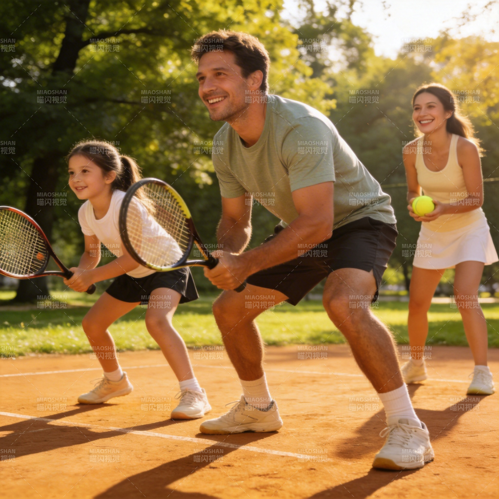 家庭网球乐图片