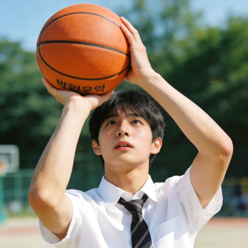 少年投篮瞬间图片