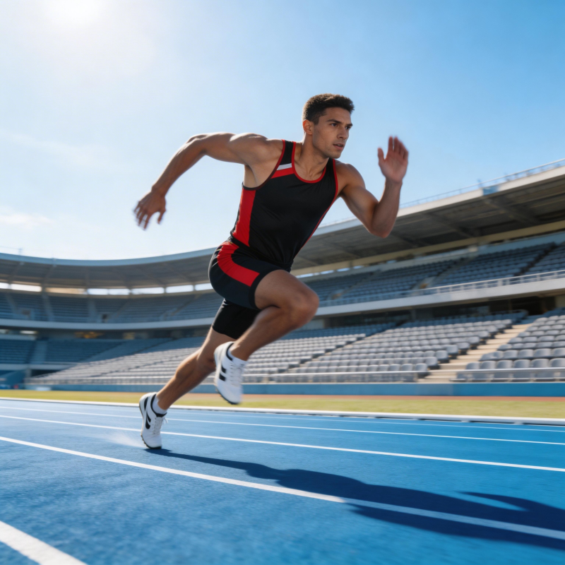 赛道上的冲刺瞬间图片