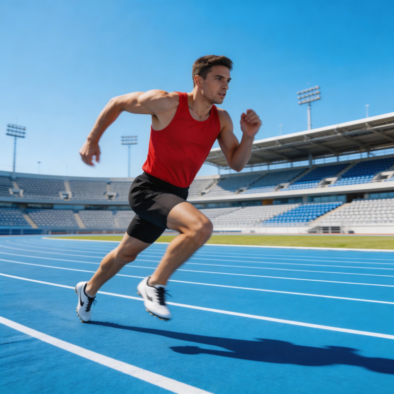 赛道上的冲刺瞬间图片