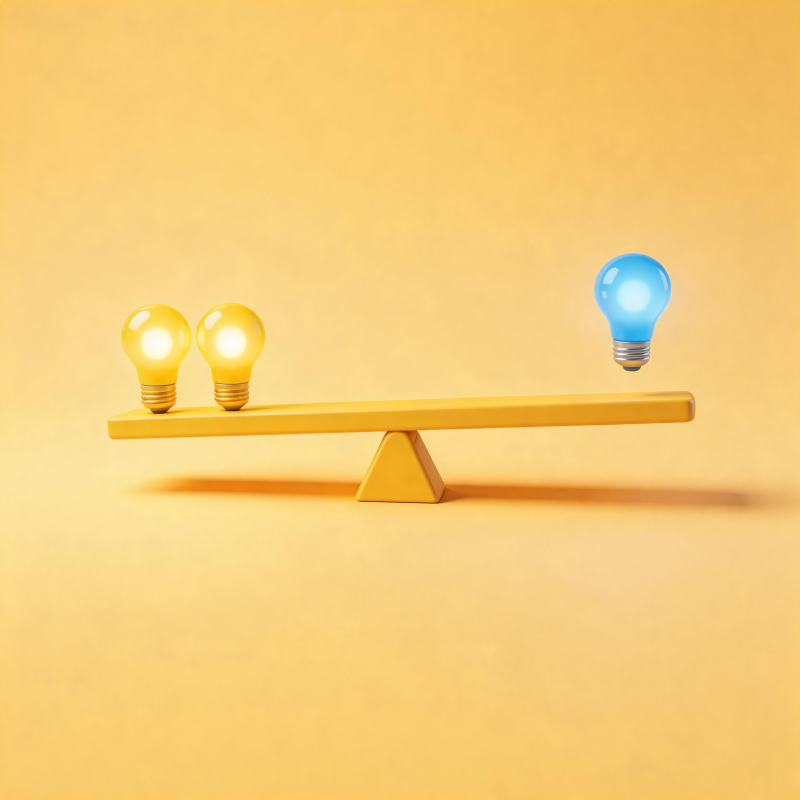 灯泡平衡智慧图片