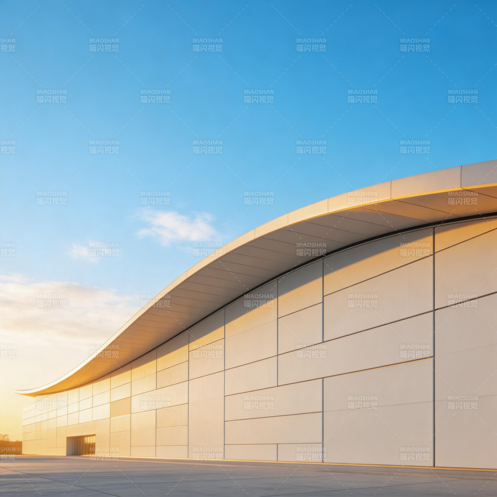 现代建筑曲线之美图片