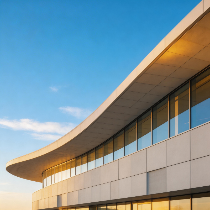 现代建筑曲线之美图片