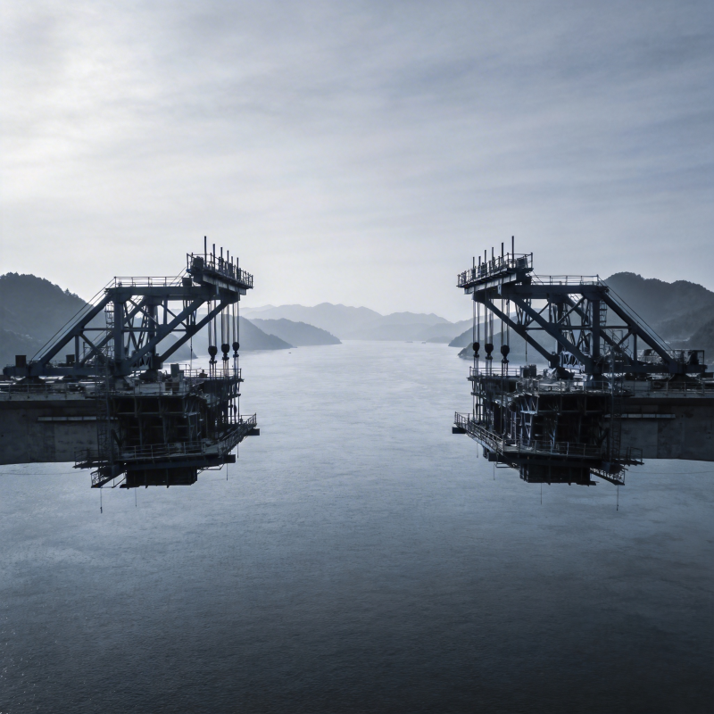 水坝施工场景图片